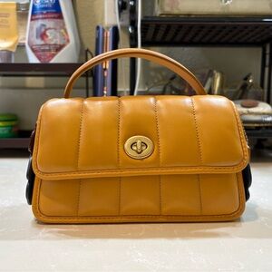 Coach Quilted Turnlock Clutch 20